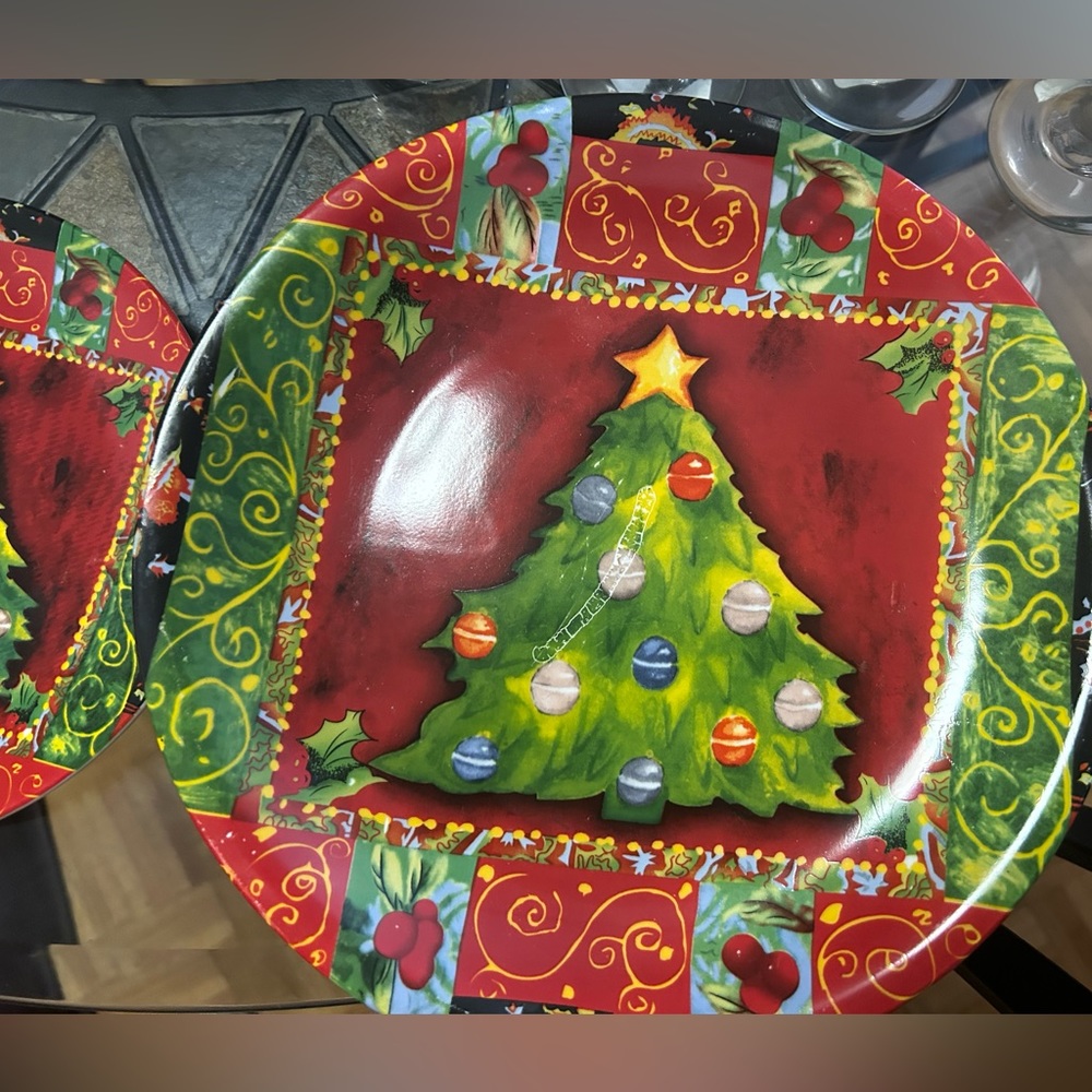 Christmas 🎄 holiday Dinner 🍽️ Plates